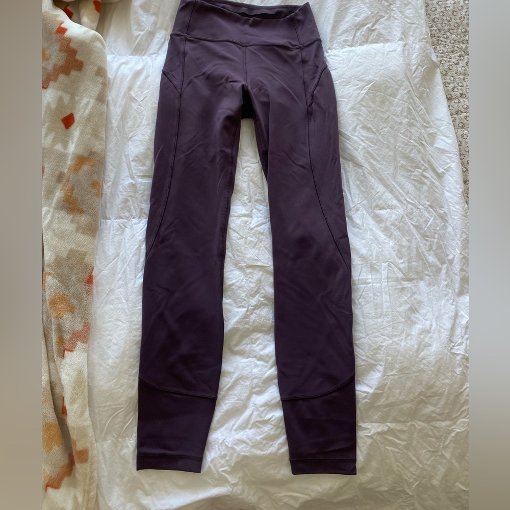 maroon lululemon leggings